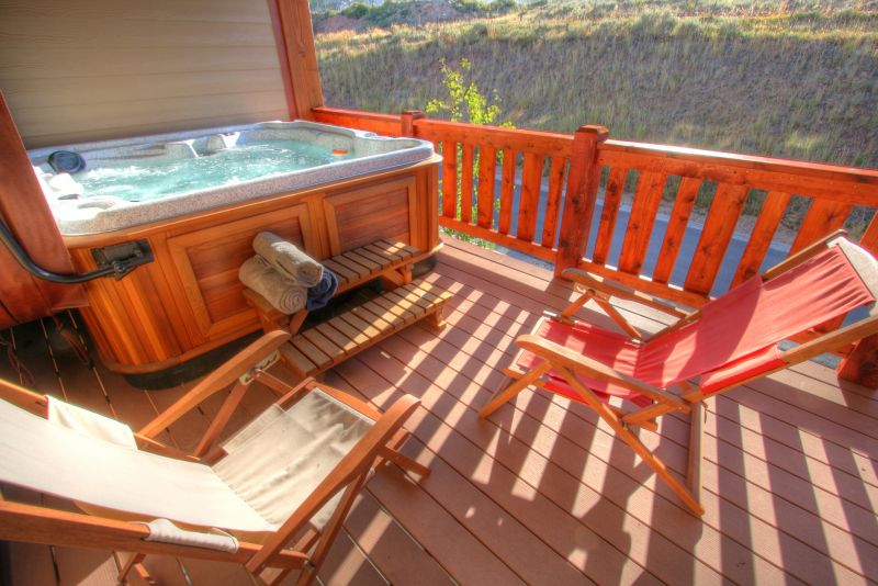 Hot Tub Deck Installation detail
