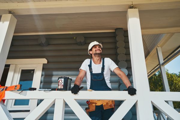 Porch Ceiling Construction in Brentwood