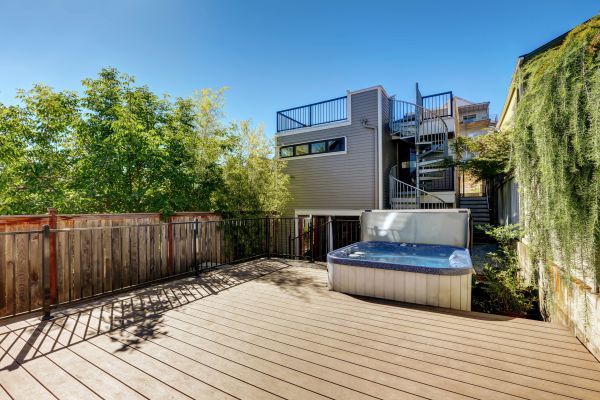 Hot Tub Deck Installation in Brentwood