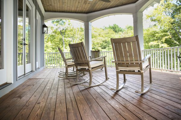 Wooden Porch Construction in Brentwood